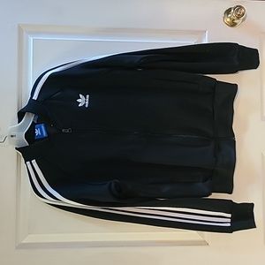 Adidas track jacket black Mens Med $30